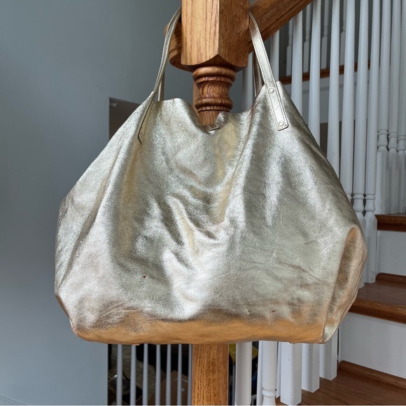 Tiffany & Co. Orange Suede Reversible Tote - Picture 12 of 16